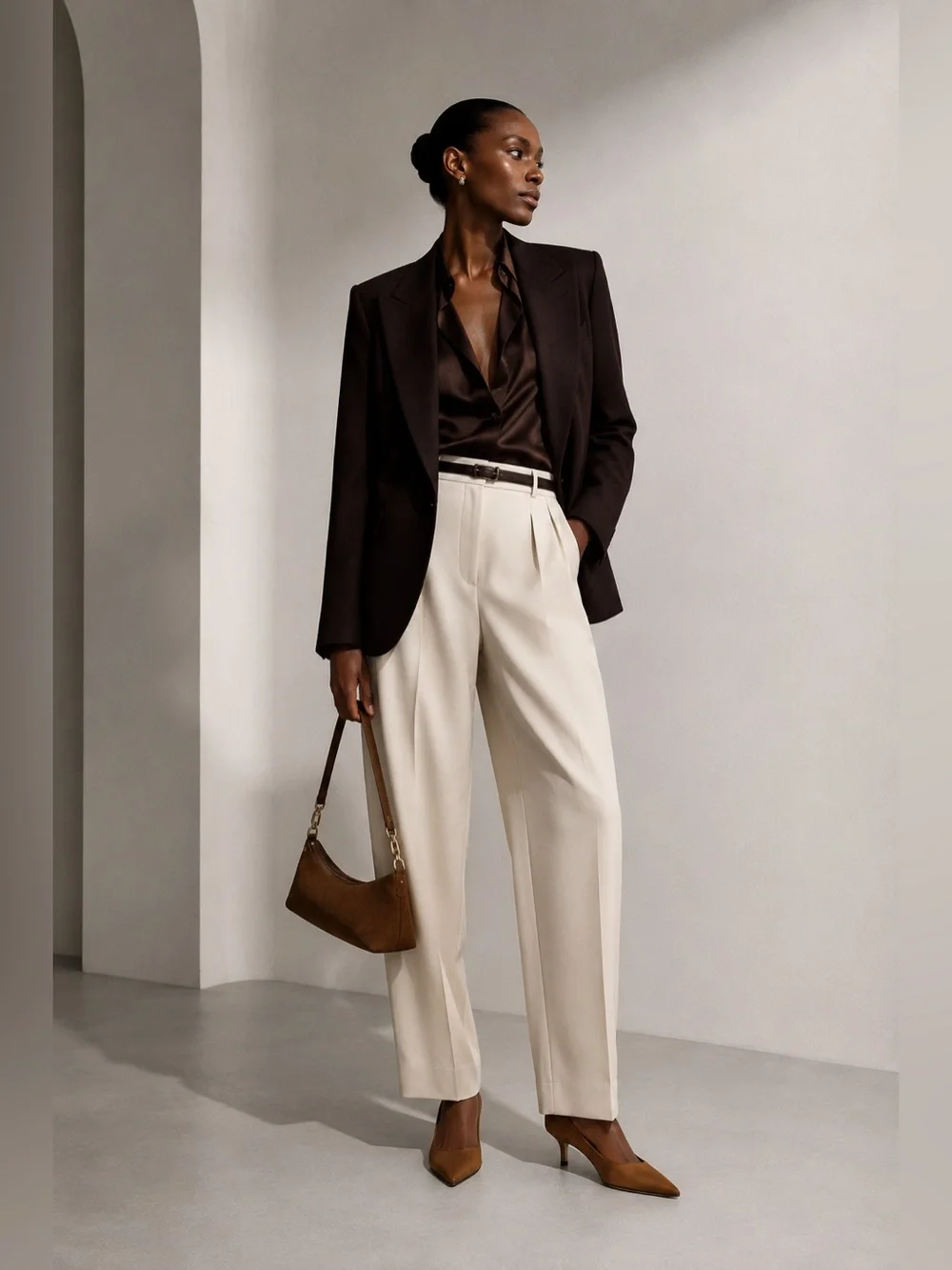 Tory Burch satin pointed